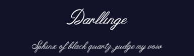 Darllinge by zainstudio — Script Handwritten Font — thumbnail 2
