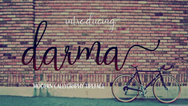 Darma Font by maydhen studio — Script Handwritten Font