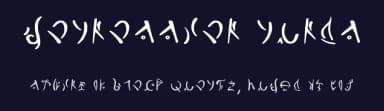 Darnassian Runes by Feyawen Nightfury — Dingbats Font — thumbnail 2