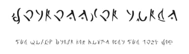 Darnassian Runes by Feyawen Nightfury — Dingbats Font — thumbnail 1