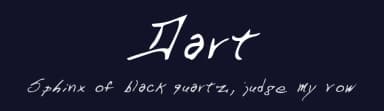Dart — Script Handwritten Font — thumbnail 2