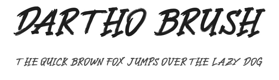 Dartho Brush by Maulana Creative — Script Handwritten Font