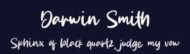 Darwin Smith by MJType — Script Handwritten Font — thumbnail 2