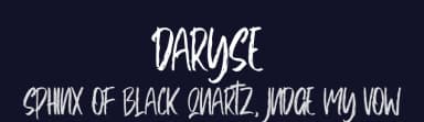 Daryse by Skiiller Studio — Script Handwritten Font — thumbnail 2