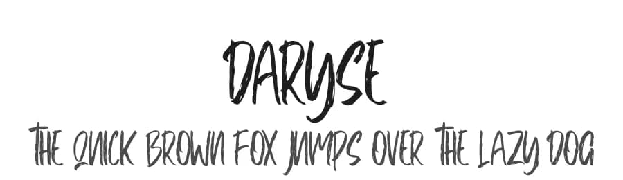 Daryse by Skiiller Studio — Script Handwritten Font