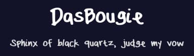 DasBougie by Jessica Mayuga — Script Handwritten Font — thumbnail 2