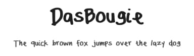 DasBougie by Jessica Mayuga — Script Handwritten Font — thumbnail 1