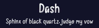 Dash by Invitara — Script Handwritten Font — thumbnail 2