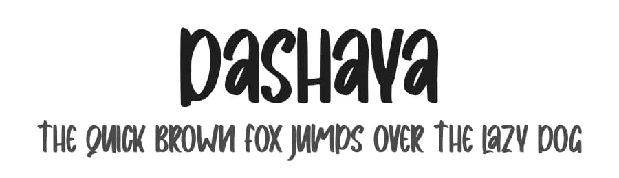 Dashaya by Skiiller Studio — Script Handwritten Font