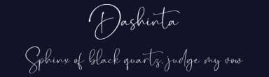 Dashinta by Dav studio — Script Handwritten Font — thumbnail 2