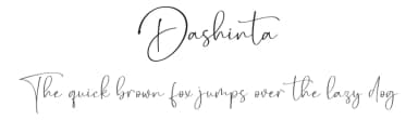 Dashinta by Dav studio — Script Handwritten Font — thumbnail 1