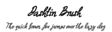 Dashtin Brush by Cikareotype Studio — Script Handwritten Font — thumbnail 1