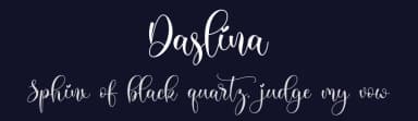 Daslina by NanaNissa — Script Handwritten Font — thumbnail 2