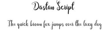 Dastan Script by Royaltype — Script Handwritten Font — thumbnail 1