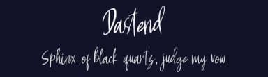 Dastend by Creatype Studio — Script Handwritten Font — thumbnail 2