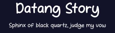 Datang Story by Khurasan — Script Handwritten Font — thumbnail 2