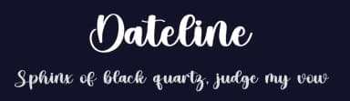 Dateline by Inermedia Studio — Script Handwritten Font — thumbnail 2