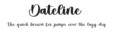 Dateline by Inermedia Studio — Script Handwritten Font — thumbnail 1