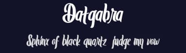 Datgabra by Riki — Script Handwritten Font — thumbnail 2