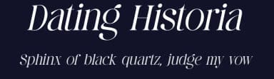 Dating Historia by ToniStudio — Serif Font — thumbnail 2