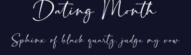 Dating Month by Sronstudio — Script Handwritten Font — thumbnail 2