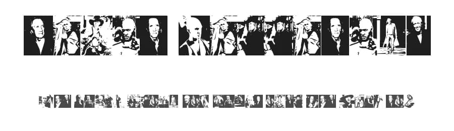 David Carradine by Chanaka Liyanage — Dingbats Font — preview 1