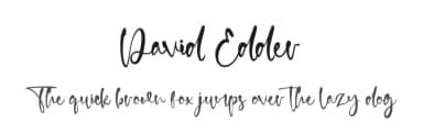 David Edder by Staircase Studio — Script Handwritten Font — thumbnail 1