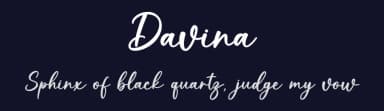 Davina by Graphix Line Studio — Script Handwritten Font — thumbnail 2