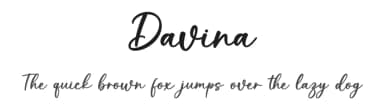 Davina by Graphix Line Studio — Script Handwritten Font — thumbnail 1