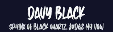 Davy Black by NJ Studio — Script Handwritten Font — thumbnail 2