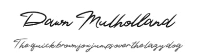Dawn Mulholland by Staircase Studio — Script Handwritten Font — thumbnail 1