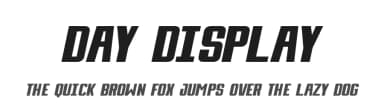 Day Display by Joseph Dawson — Sans Serif Font — thumbnail 1