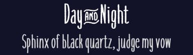 Day&Night by Only Fonts — Script Handwritten Font — thumbnail 2
