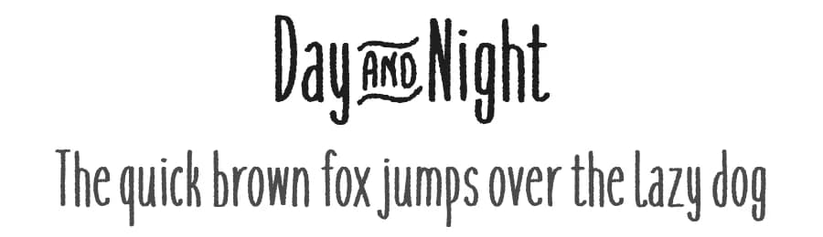 Day&Night by Only Fonts — Script Handwritten Font