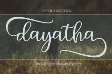 Dayatha Font by madjack.font — Script Handwritten Font — thumbnail 1