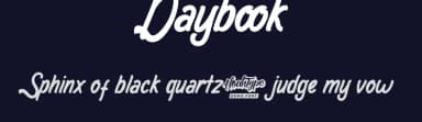 Daybook by Noah Type — Script Handwritten Font — thumbnail 2