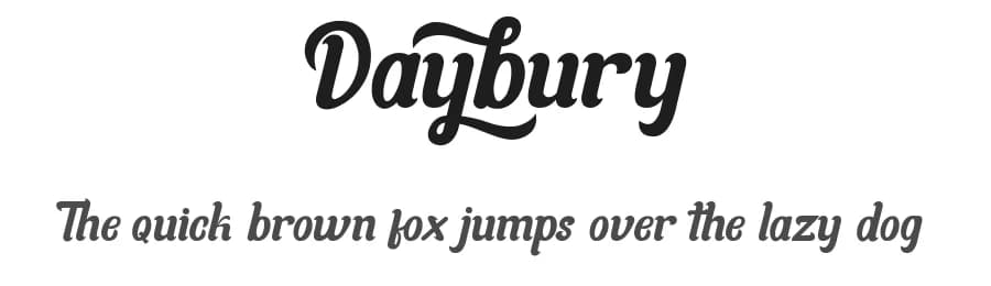 Daybury by PutraCetol Studio — Script Handwritten Font