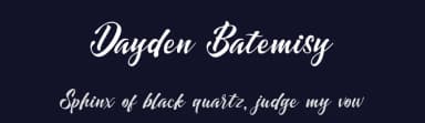 Dayden Batemisy by StringLabs Creative Studio — Script Handwritten Font — thumbnail 2