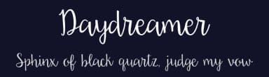 Daydreamer by Emily Spadoni — Script Handwritten Font — thumbnail 2