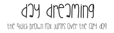 Day Dreaming by Des Gomez — Script Handwritten Font — thumbnail 1