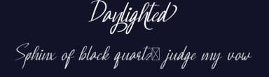 Daylighted by Calligraphy Fonts — Script Handwritten Font — thumbnail 2