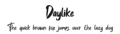 Daylike by Skiiller Studio — Script Handwritten Font — thumbnail 1