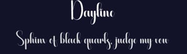 Dayline by Scratchones — Script Handwritten Font — thumbnail 2