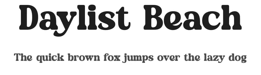 Daylist Beach by Letterena Studios — Serif Font