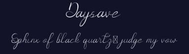 Daysave by Edric Studio — Script Handwritten Font — thumbnail 2