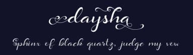 Daysha by PutraCetol Studio — Script Handwritten Font — thumbnail 2