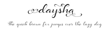 Daysha by PutraCetol Studio — Script Handwritten Font — thumbnail 1