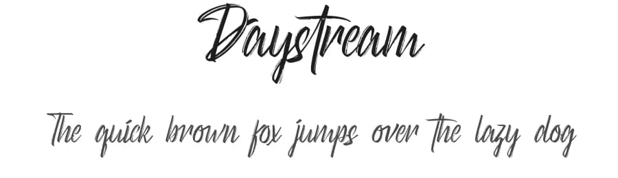 Daystream by NihStudio — Script Handwritten Font