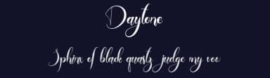 Daytone by Vunira Design — Script Handwritten Font — thumbnail 2