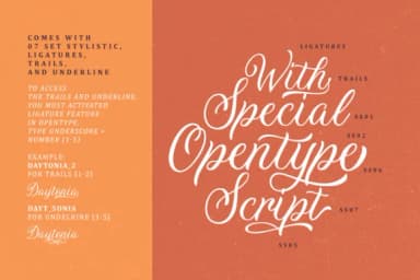 Daytonia Font by saridezra — Script Handwritten Font — thumbnail 3